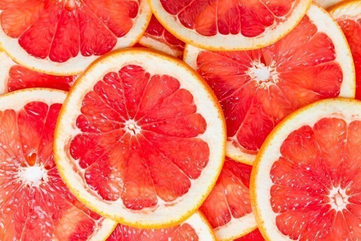 7 kg Grapefruit zur Gewichtsreduktion pro Woche