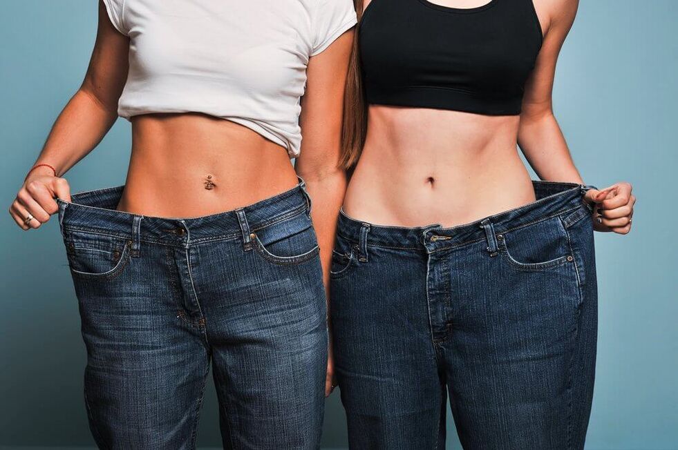 Durch Diäten und Sport verloren die Mädchen innerhalb eines Monats an Gewicht. 